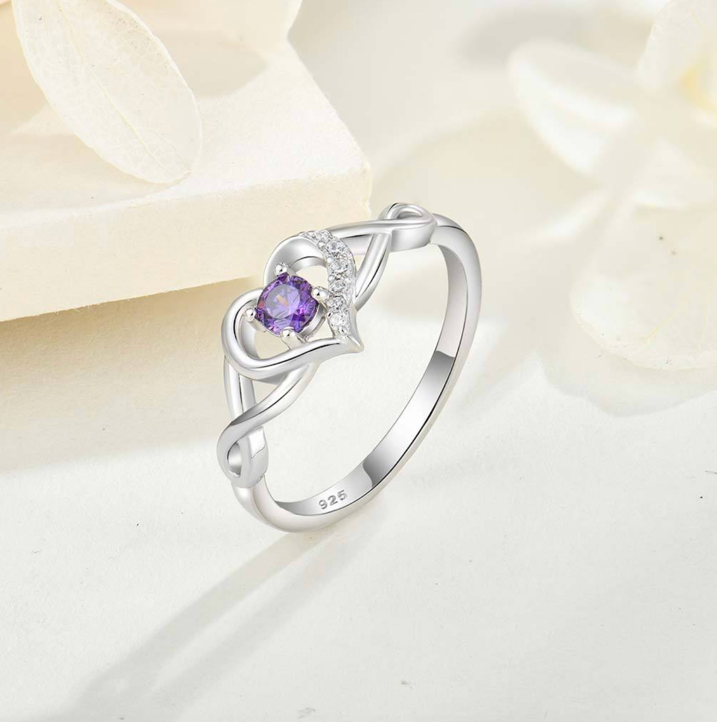 Luxury Cubic Zirconia Fine Jewelry Ring